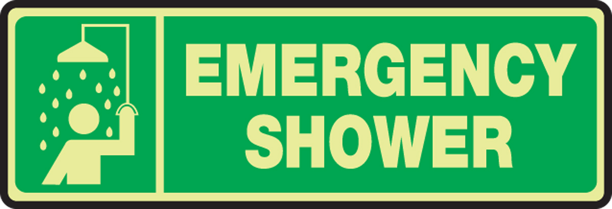 EMERGENCY SHOWER (W/GRAPHIC)
