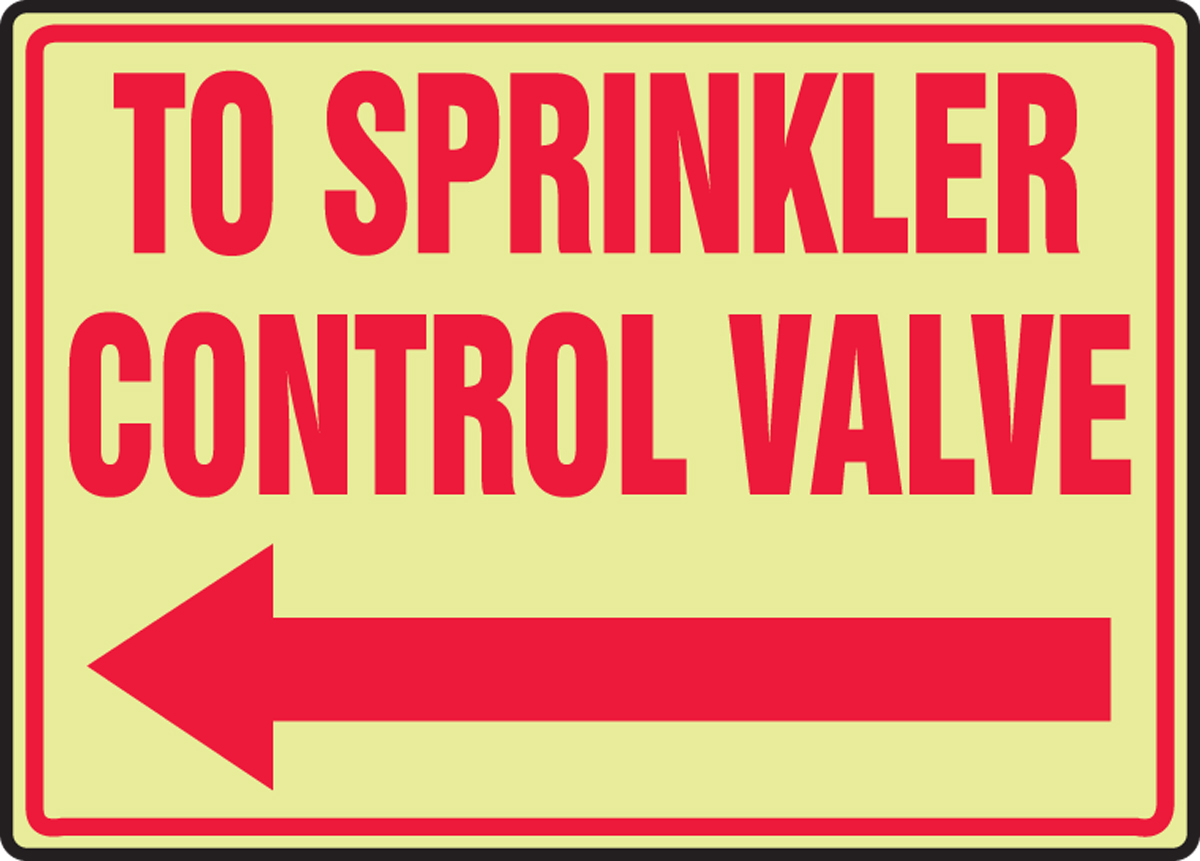 TO SPRINKLER CONTROL VALVE (ARROW LEFT)