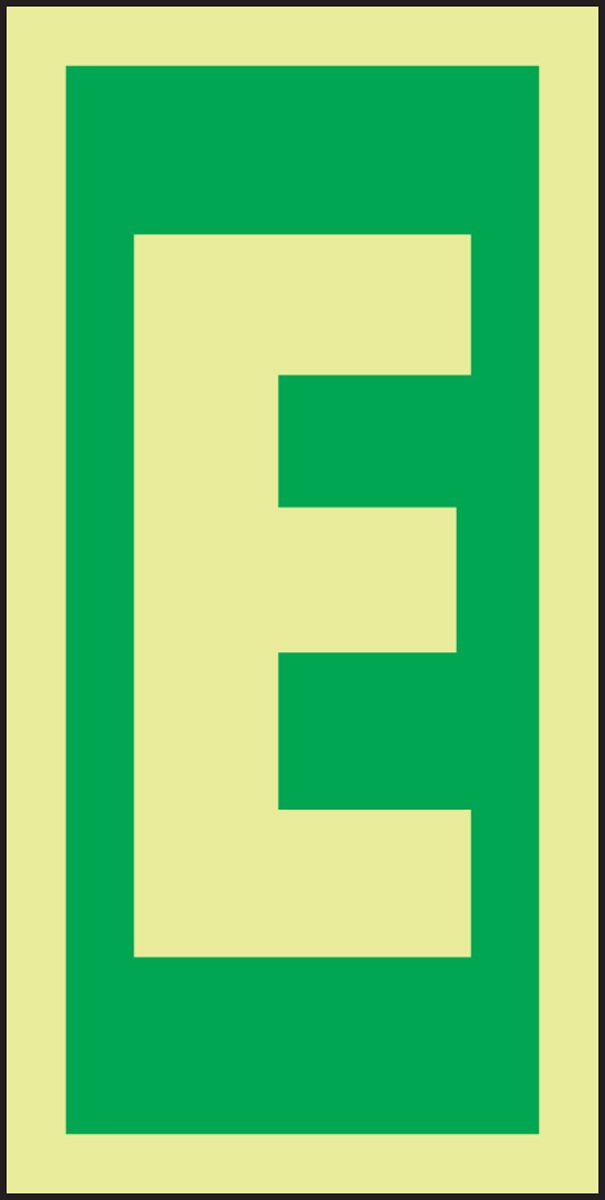 LETTER E