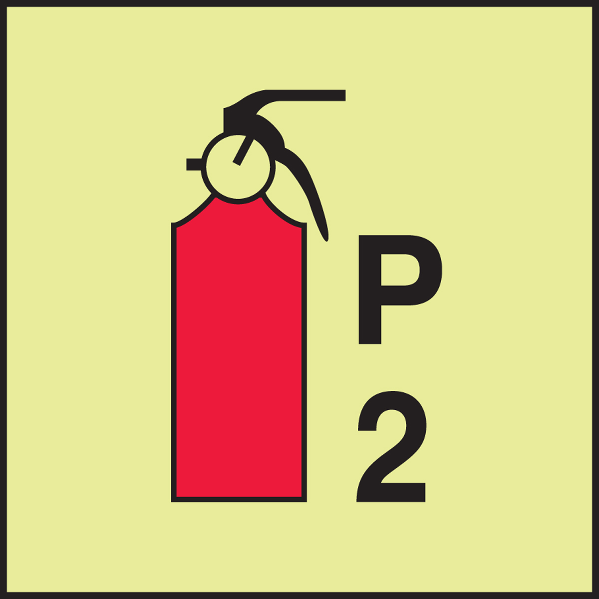 FIRE EXTINGUISHER - POWDER P2
