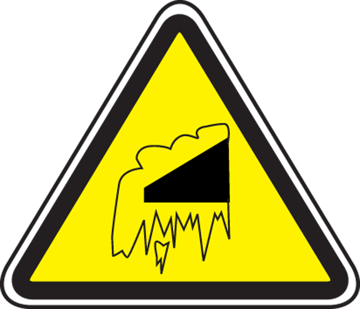FALLING SNOW AND ICICLE GRAPHIC