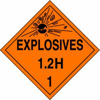 EXPLOSIVES 1.2H (W/GRAPHIC)