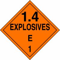 1.4 EXPLOSIVES E