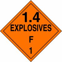 1.4 EXPLOSIVES F