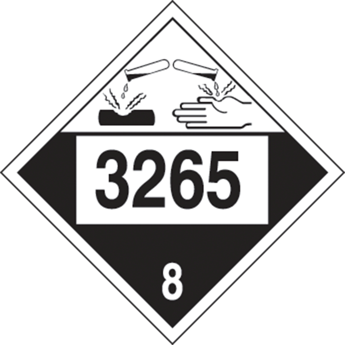 3265 (Corrosive Liquid, Acidic, Organic, n.o.s.)