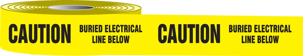 CAUTION BURIED ELECTRICAL LINE BELOW