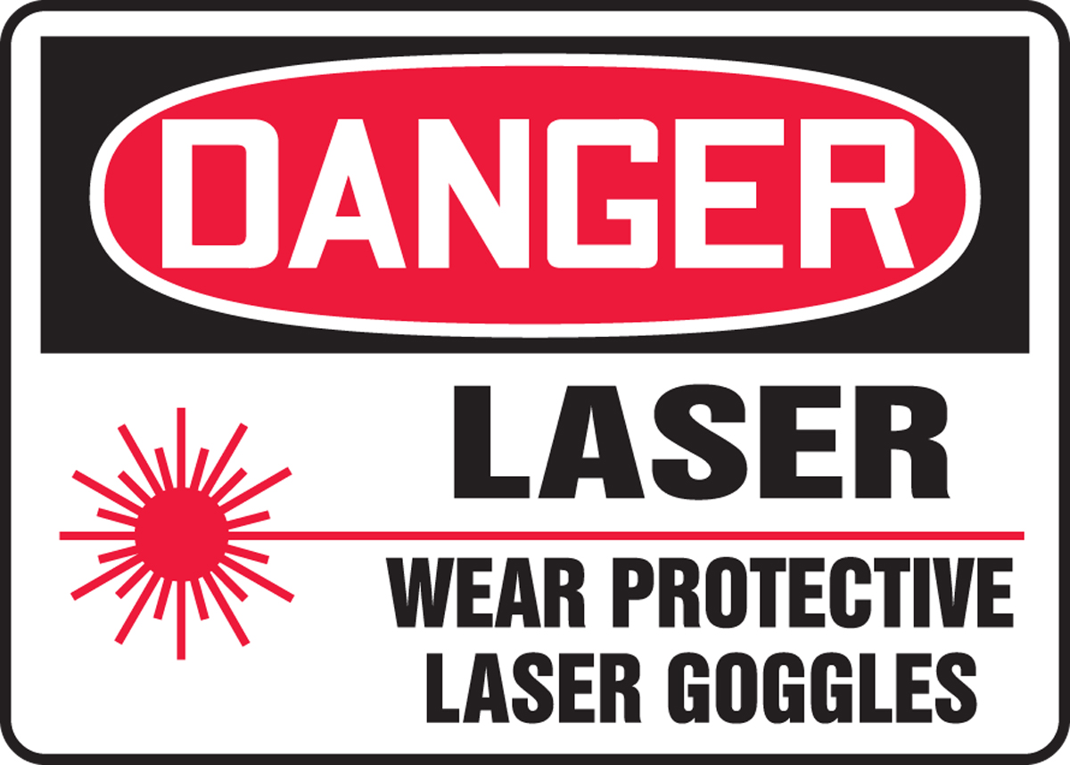 LASER WEAR PROTECTIVE LASER GOGGLES (W/GRAPHIC)