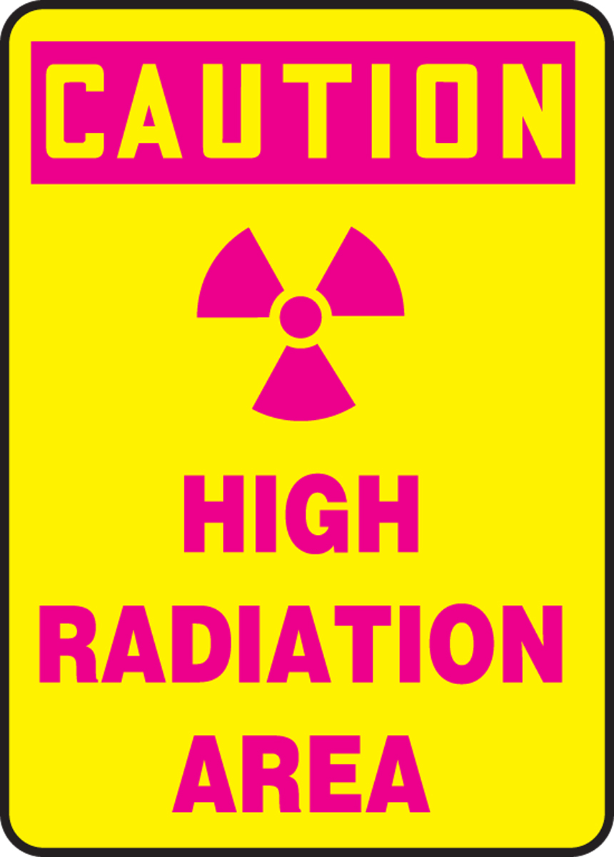 HIGH RADIATION AREA (W/GRAPHIC)