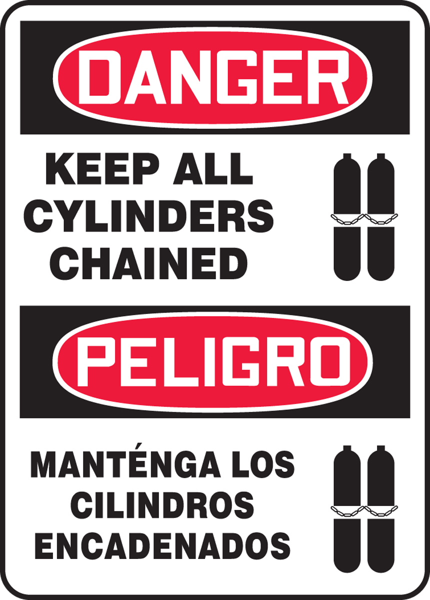 KEEP ALL CYLINDERS CHAINED (W/GRAPHIC) (BILINGUAL)