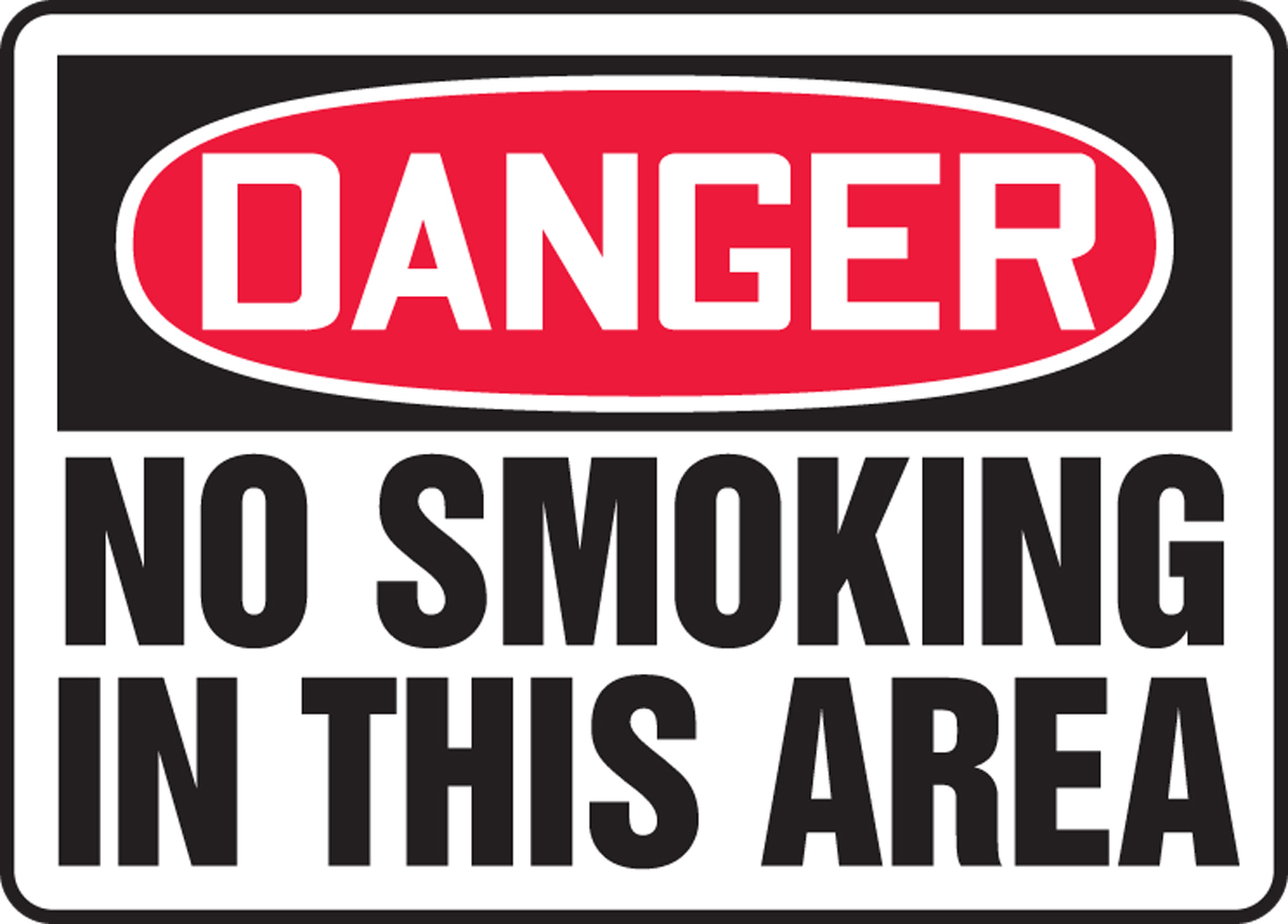 NO SMOKING IN THIS AREA