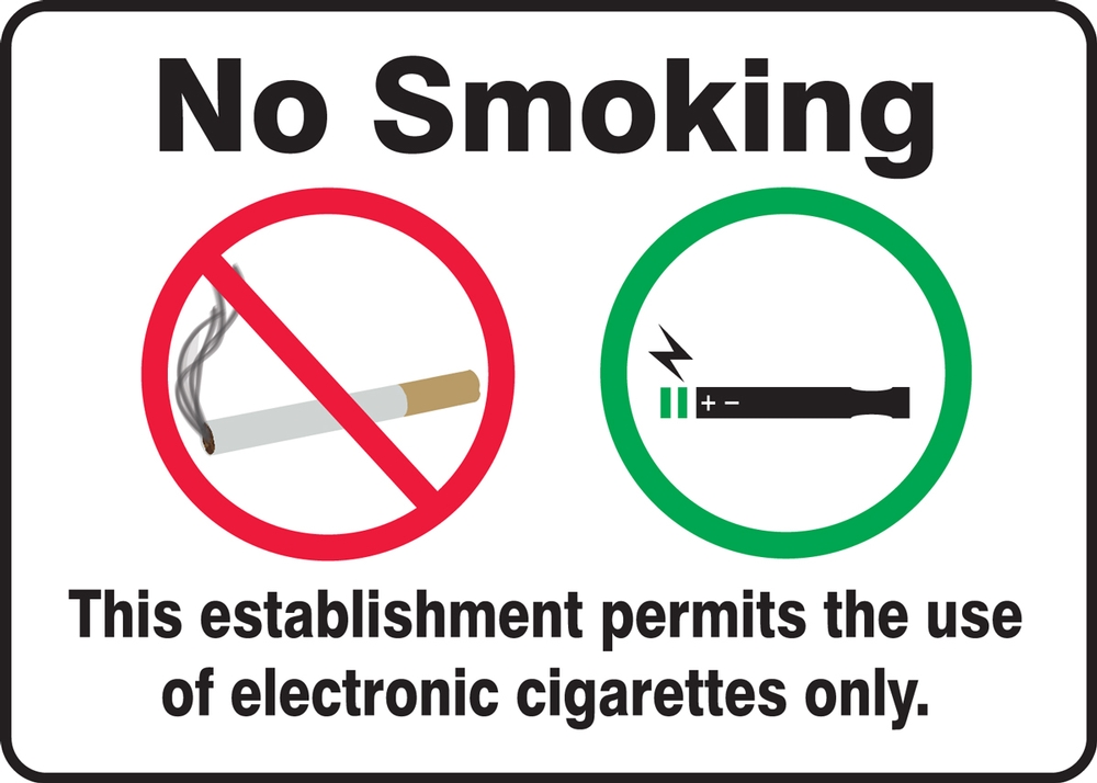 electronic cigarettes safety Safety Sign: No Smoking