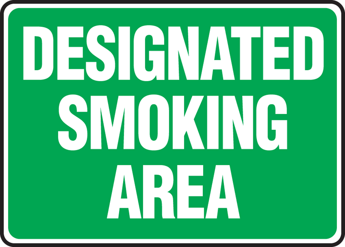 DESIGNATED SMOKING AREA