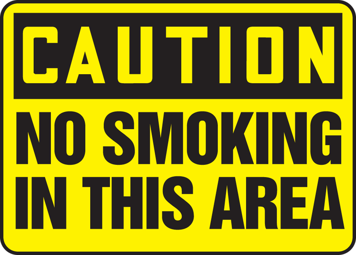 NO SMOKING IN THIS AREA
