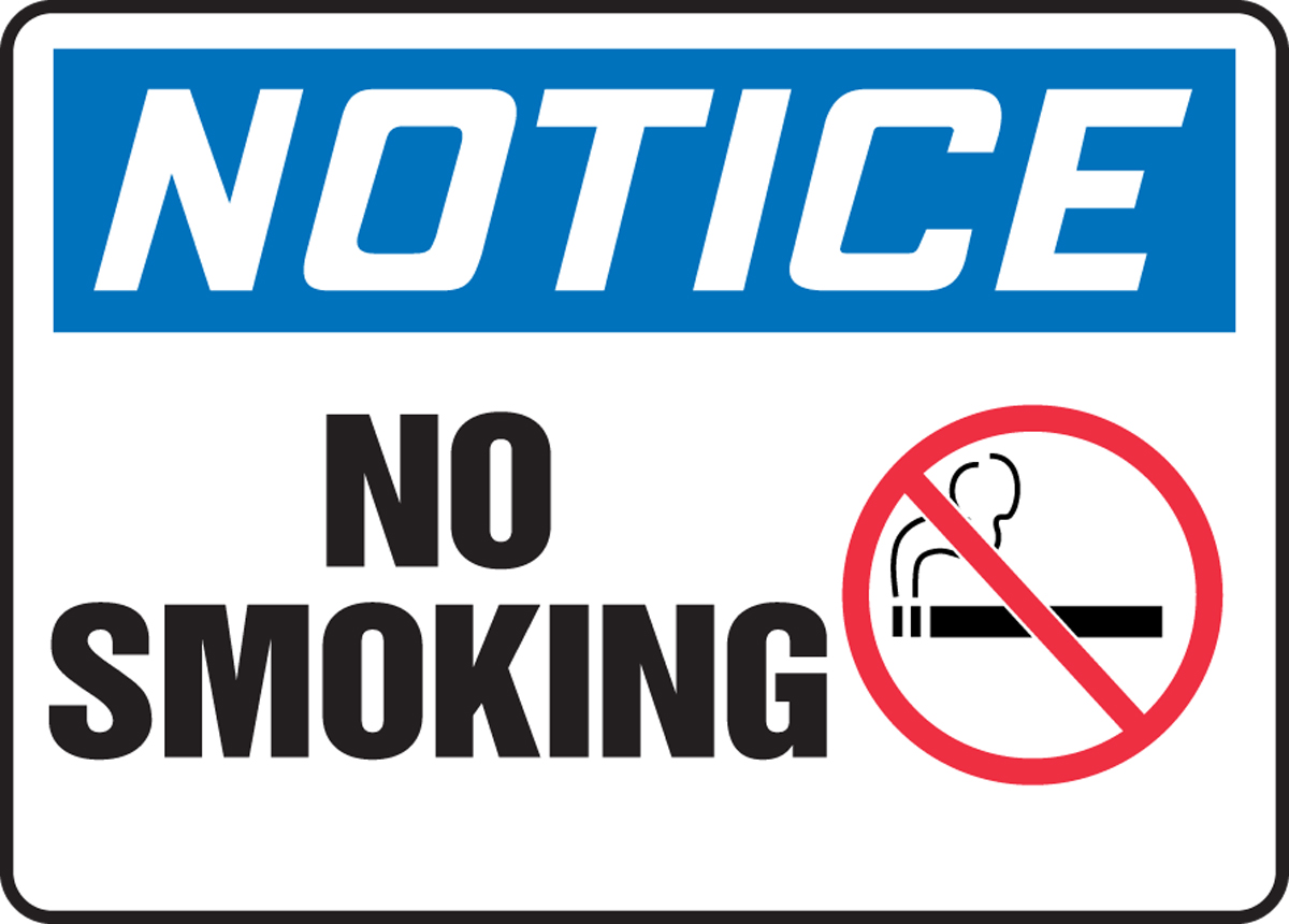 NO SMOKING (W/GRAPHIC)