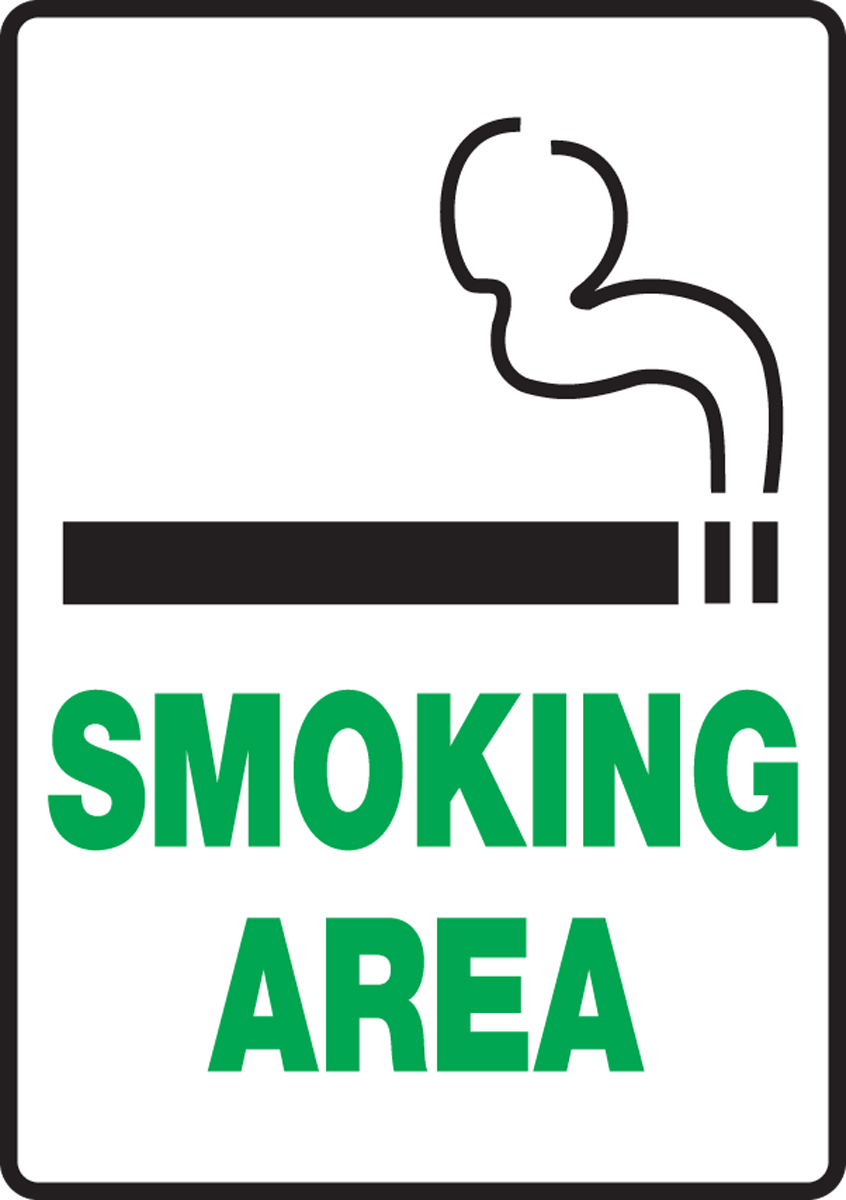 SMOKING AREA (W/GRAPHIC)