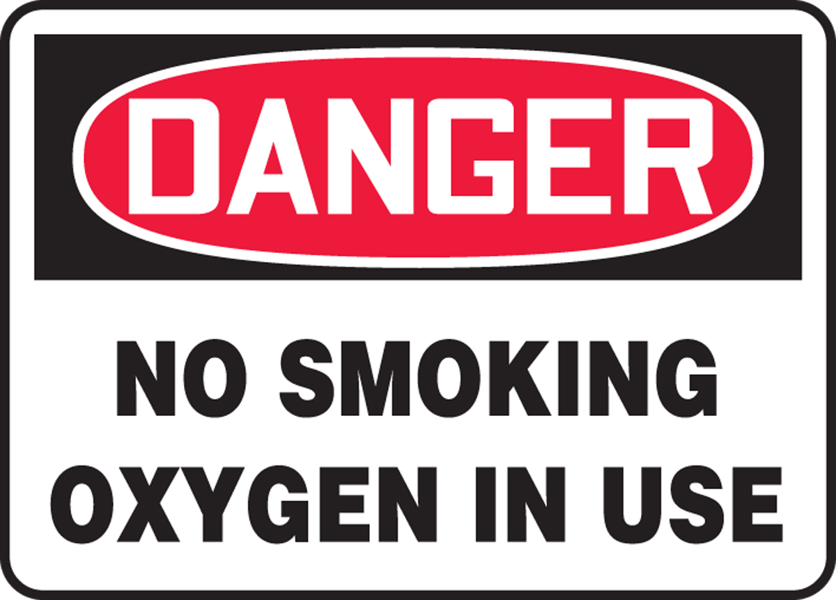 NO SMOKING OXYGEN IN USE