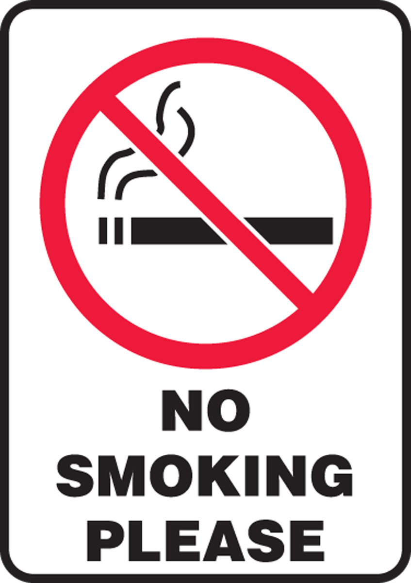 NO SMOKING PLEASE (W/GRAPHIC)