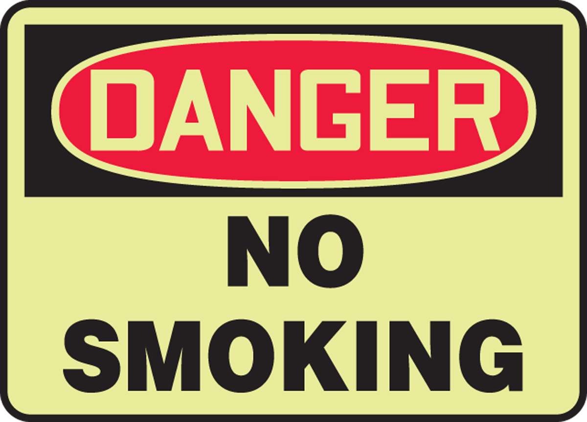 NO SMOKING (GLOW)
