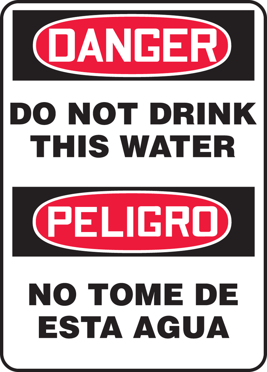 DO NOT DRINK THIS WATER