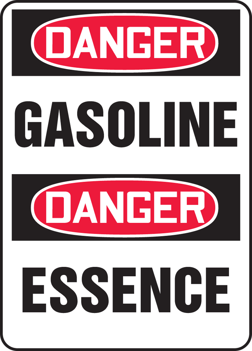 DANGER GASOLINE