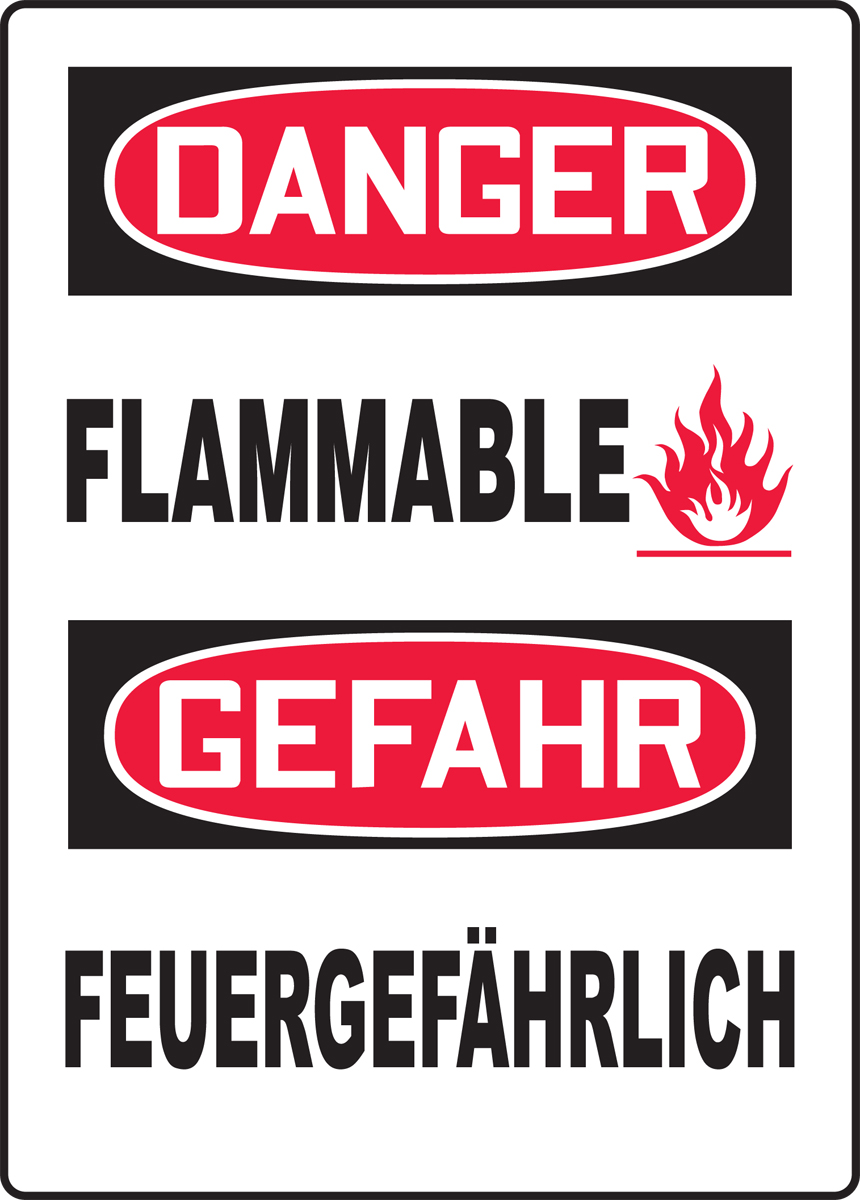 DANGER FLAMMABLE (W/GRAPHIC)