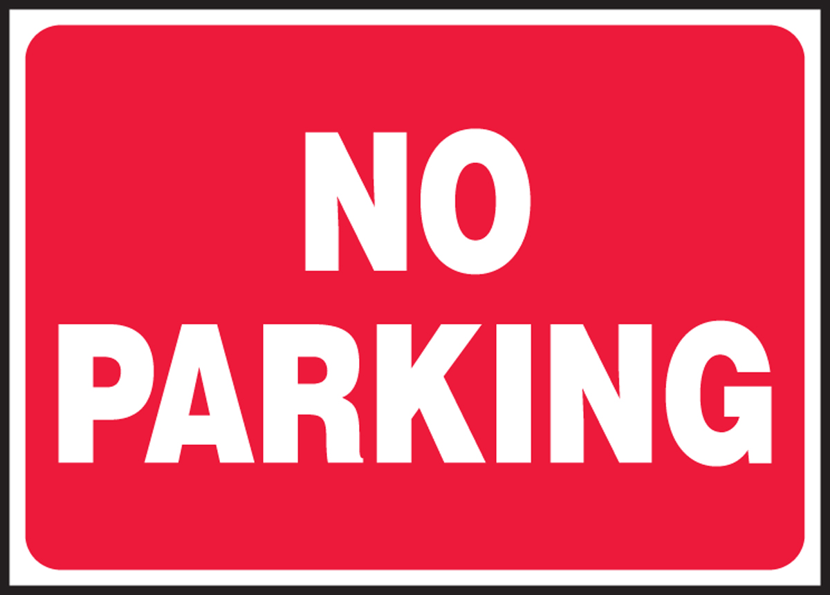 SIGN PAD - NO PARKING
