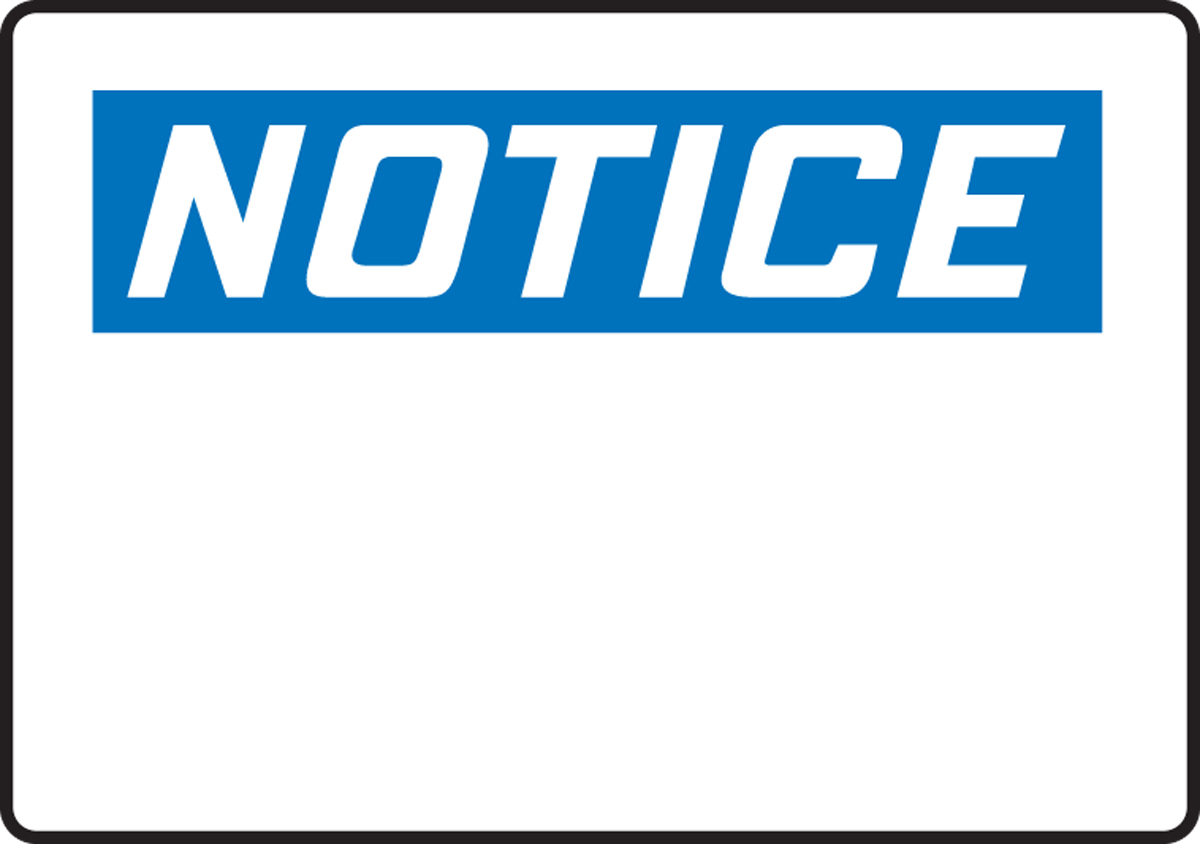SIGN PAD - NOTICE