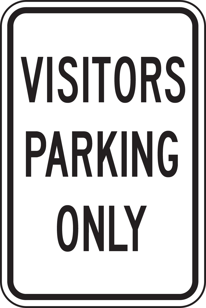 VISITORS PARKING ONLY