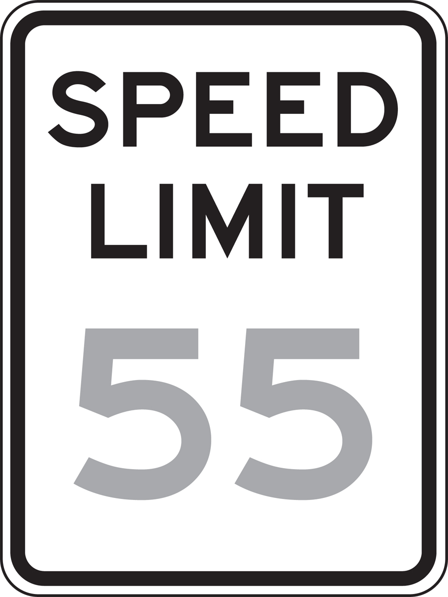 SPEED LIMIT ___ 