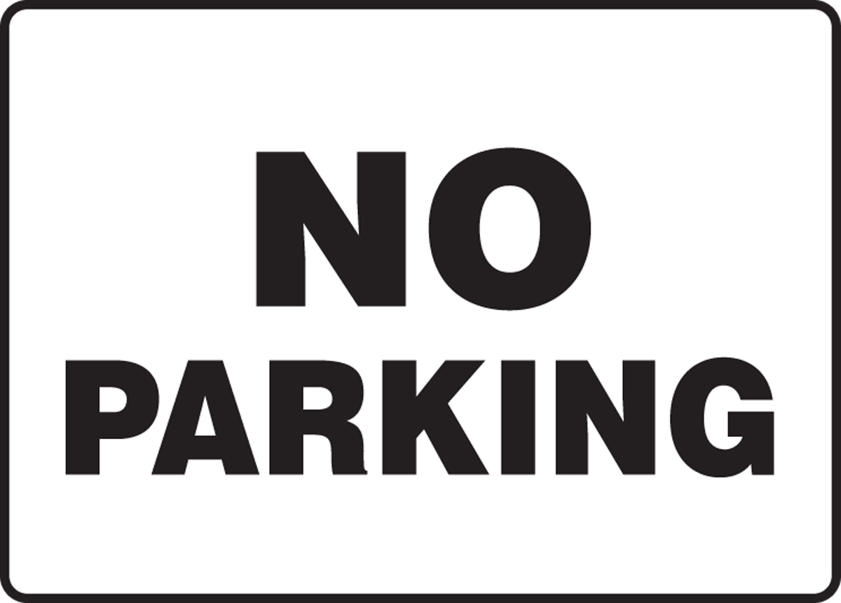 NO PARKING