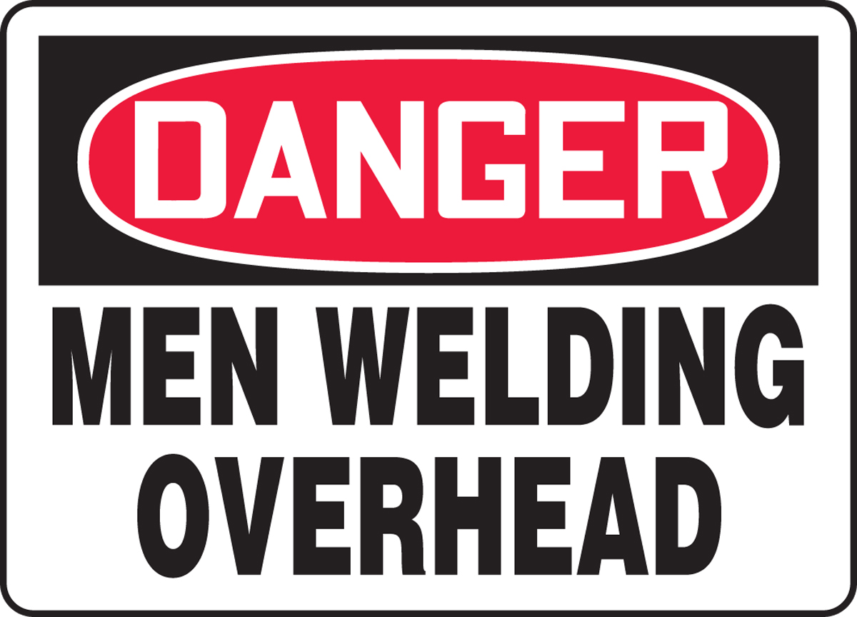 MEN WELDING OVERHEAD