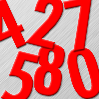 NUMBER SET, 1 OF EACH NUMBER 0-9