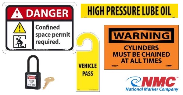 NMC Legacy Signs, Tags, Labels and Pipe Markers
