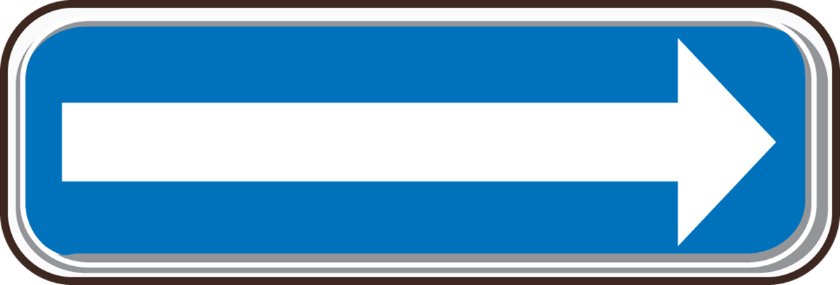 ARROW (WHITE/BLUE)