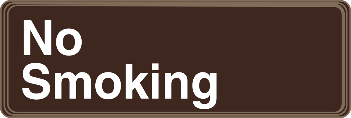 Safety Sign, Legend: NO SMOKING