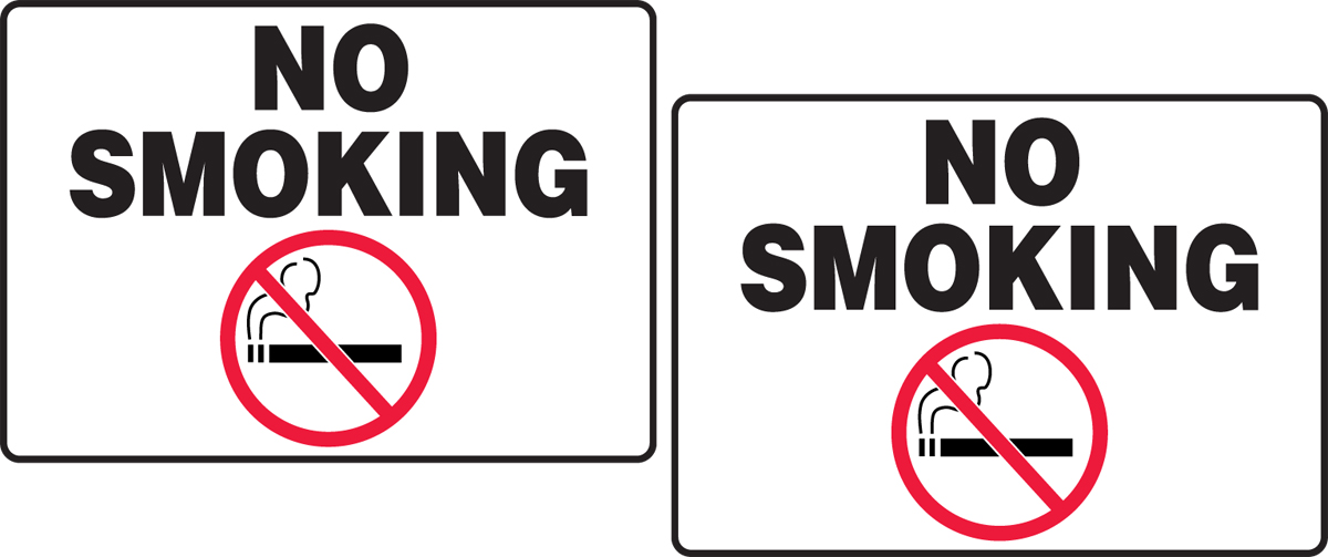 NO SMOKING W/ GRAPHIC