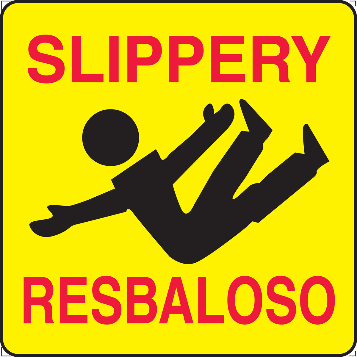SLIPPERY BILINGUAL (W/ GRAPHIC)