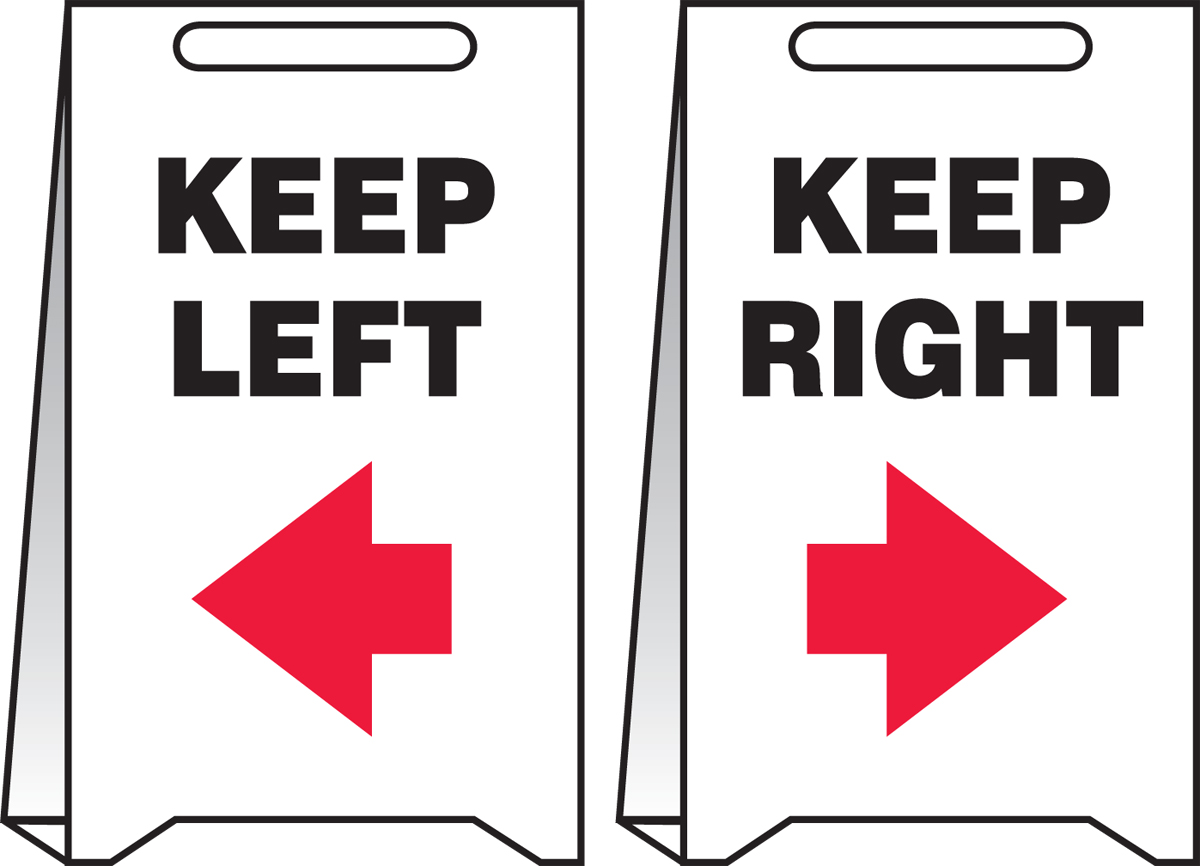 KEEP LEFT / KEEP RIGHT
