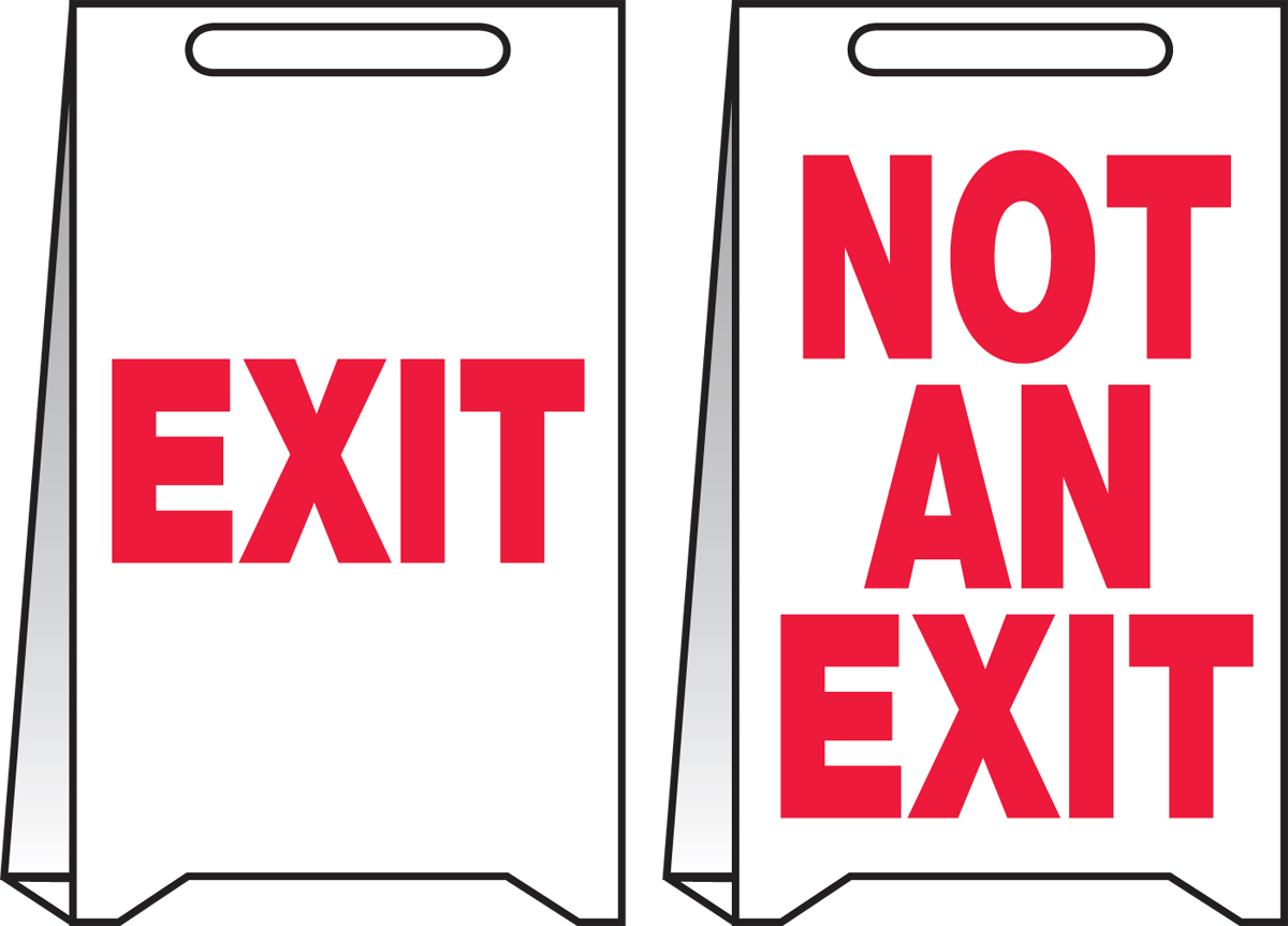 EXIT / NOT AN EXIT