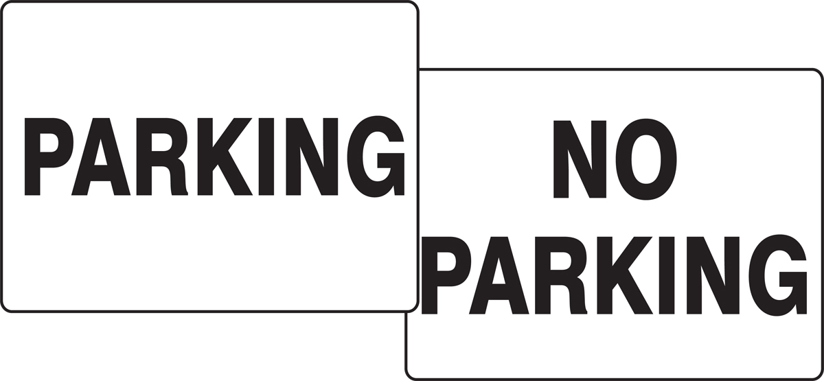PARKING / NO PARKING
