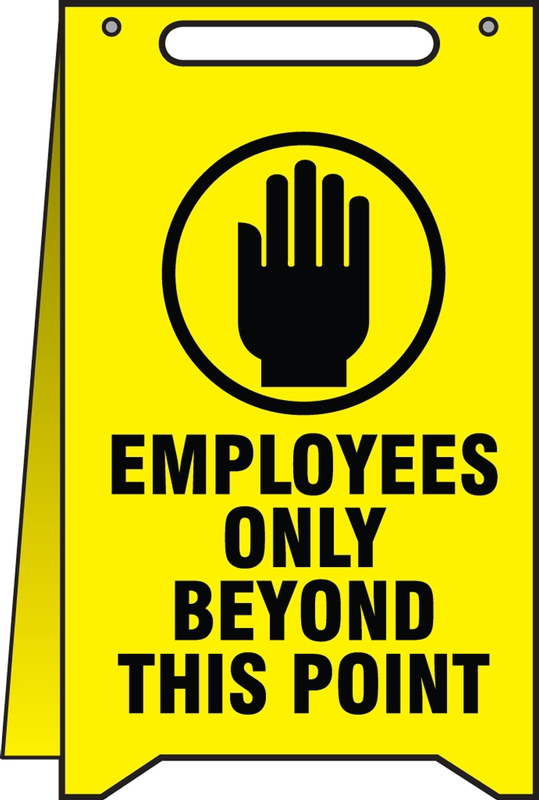 Employees Only Beyond This Point
