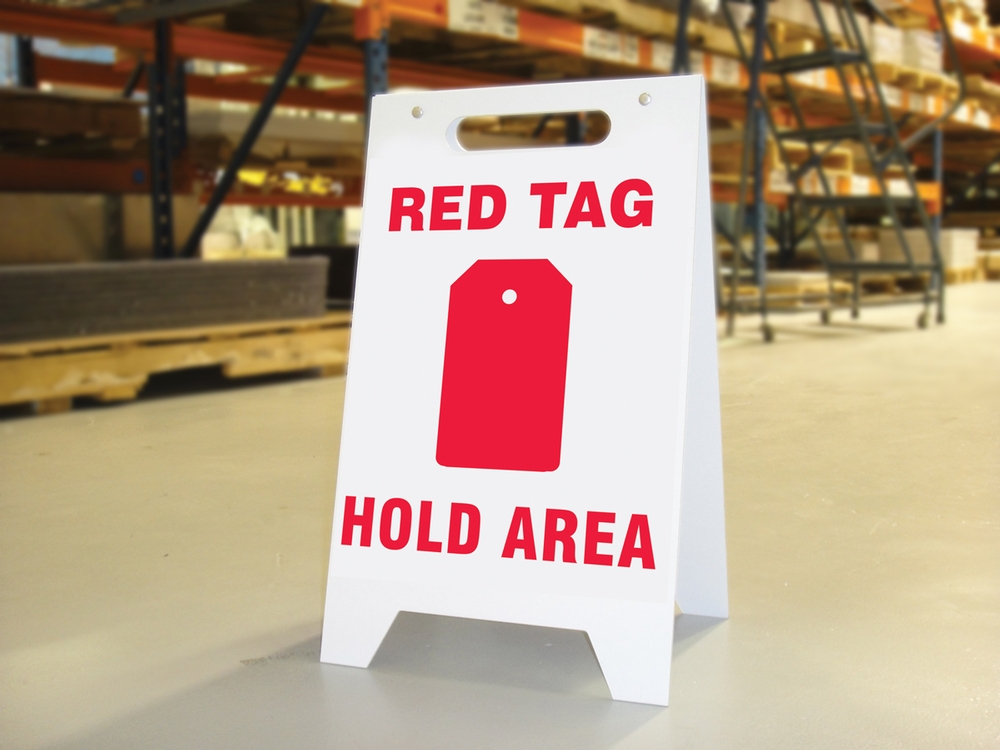 Fold-Ups®: Red Tag Holding Area (PFR501)