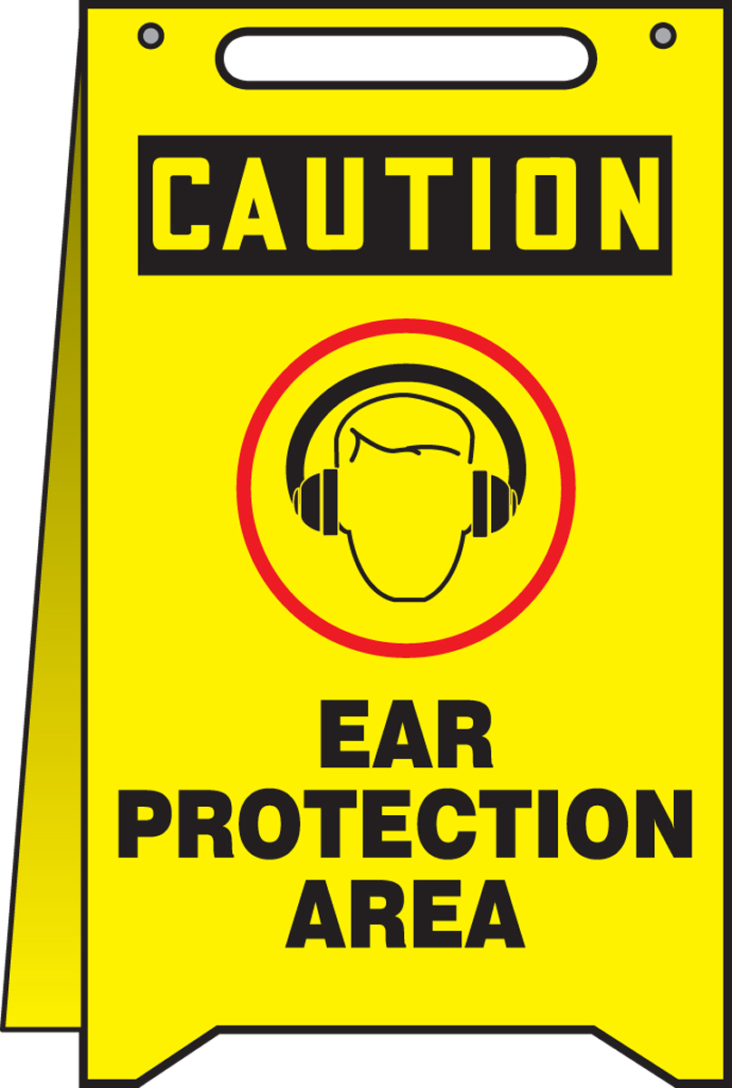 Plant & Facility, Header: CAUTION, Legend: CAUTION EAR PROTECTION AREA