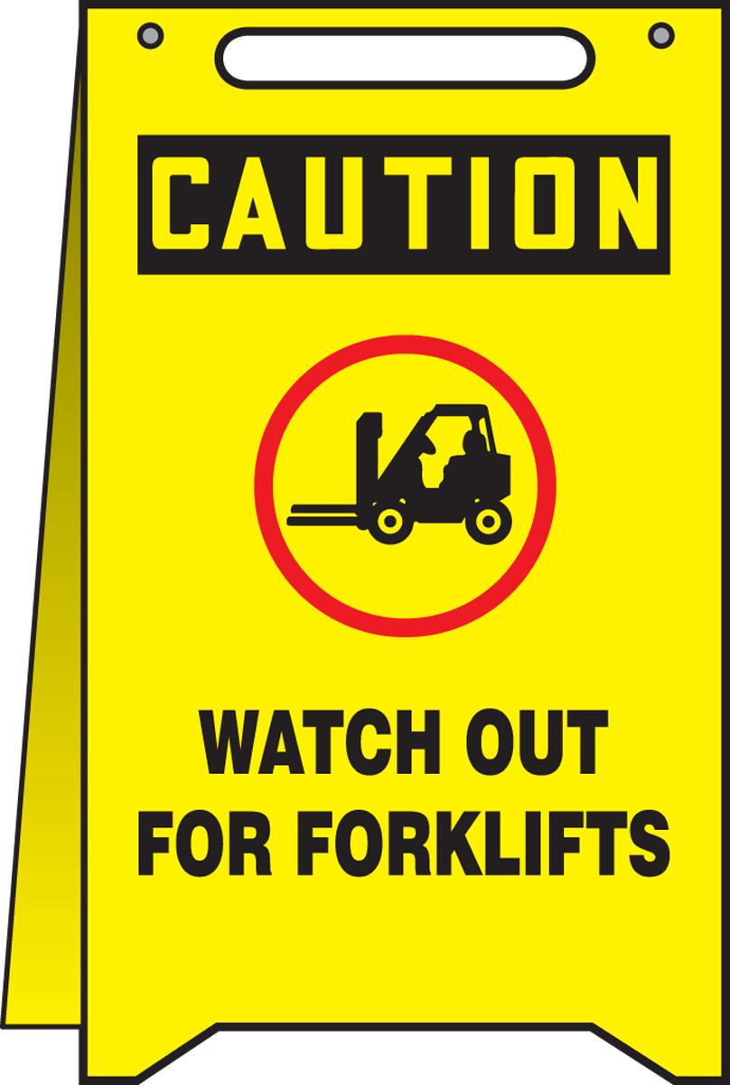 Plant & Facility, Header: CAUTION, Legend: CAUTION WATCH OUT FOR FORKLIFTS