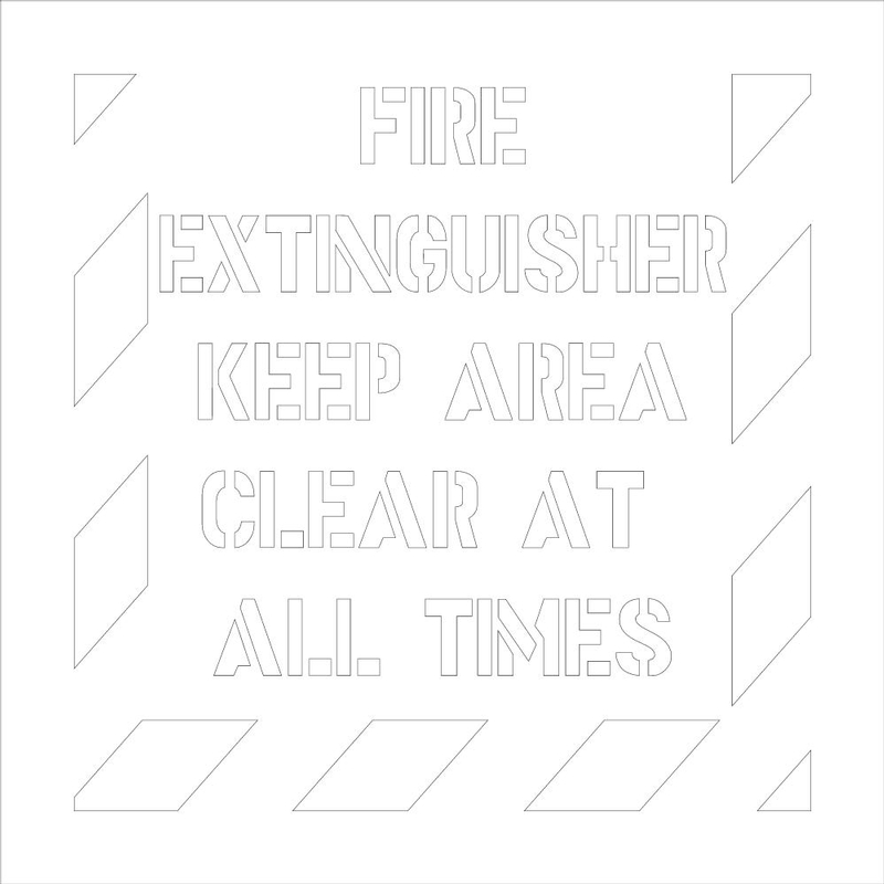 Fire Extinguisher Keep Area Clear At All Times
