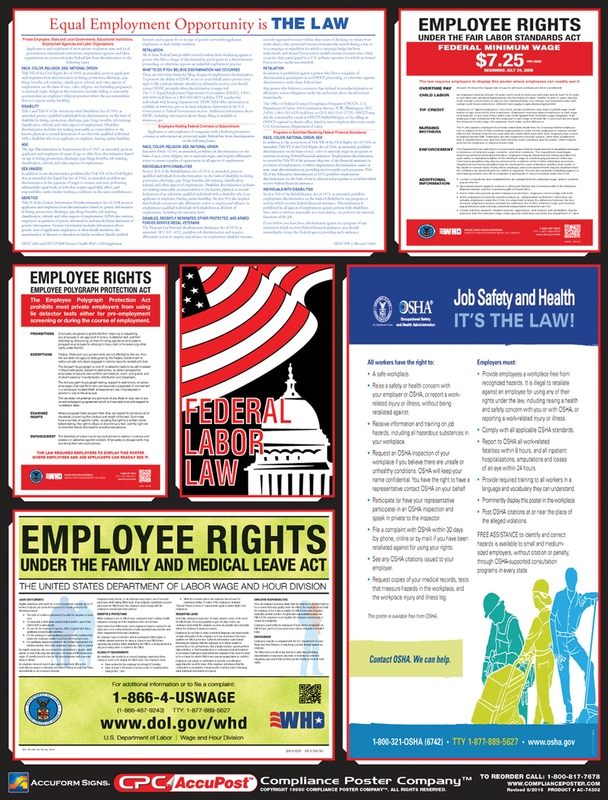 Federal Labor Law Poster