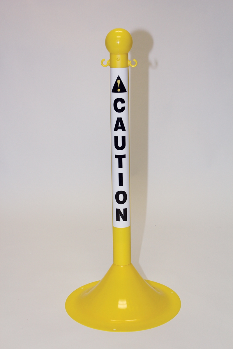 Stanchion Posts with Message Labels