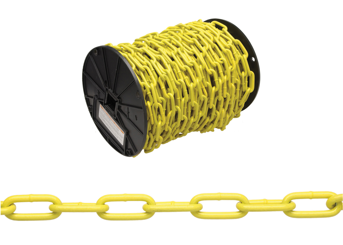 yellow safety chain