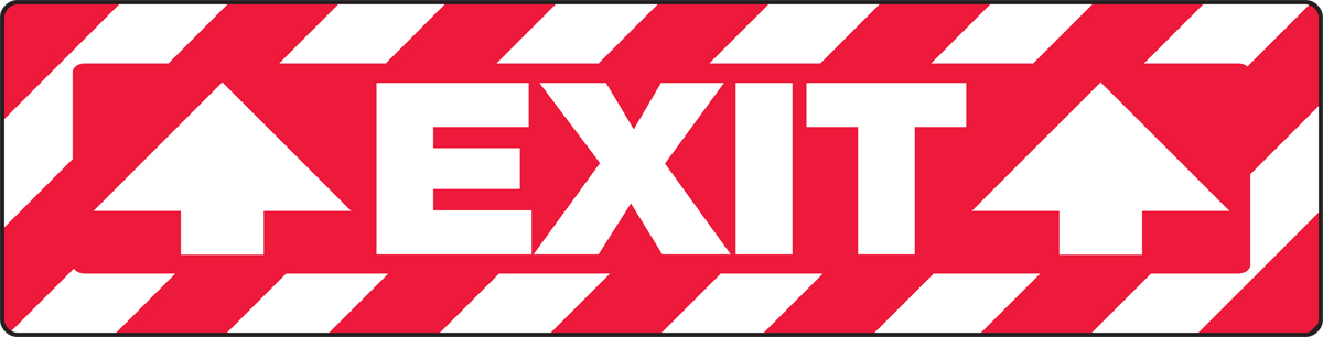 EXIT (W/ARROWS)