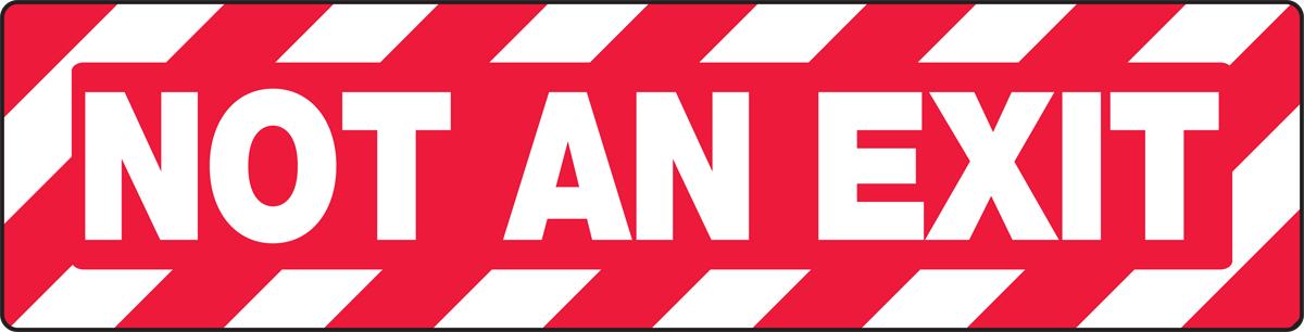 NOT AN EXIT